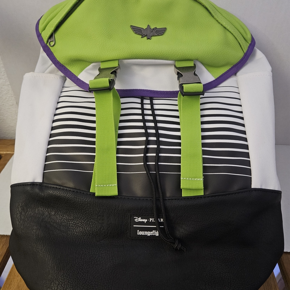 Green and Black Loungefly Backpack